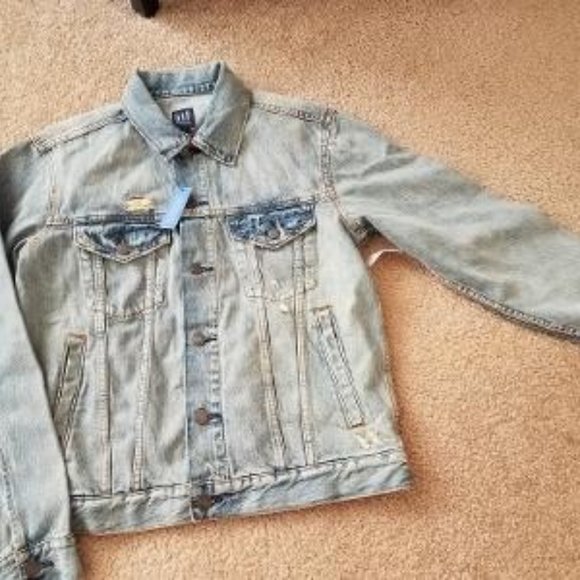 Gap Iconic Denim Jacket Size Medium - Picture 2 of 4